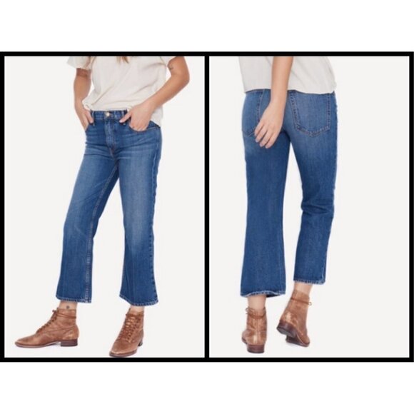 💕THE GREAT💕 The Relaxed Nerd Crop Flare Jeans 30 - Picture 3 of 15